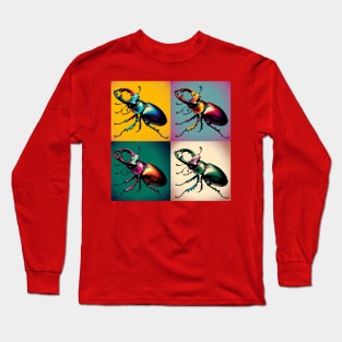 Rainbow Stag Beetle - Cool Insect Long Sleeve T-Shirt